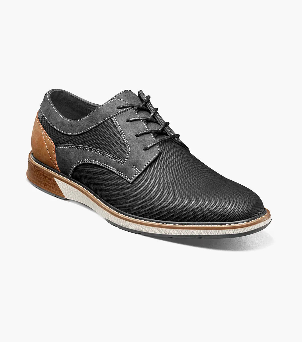 Stacy Adams Phineas Plain Toe Oxford Shoes Black 25774-001
