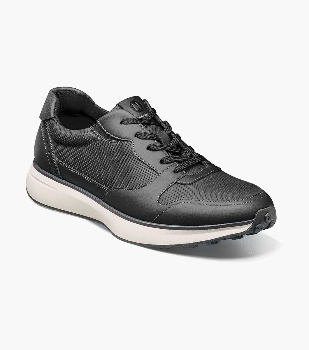 Nunn Bush KORE Swift Moc Toe Sneaker Comfort Black Multi 85151-009