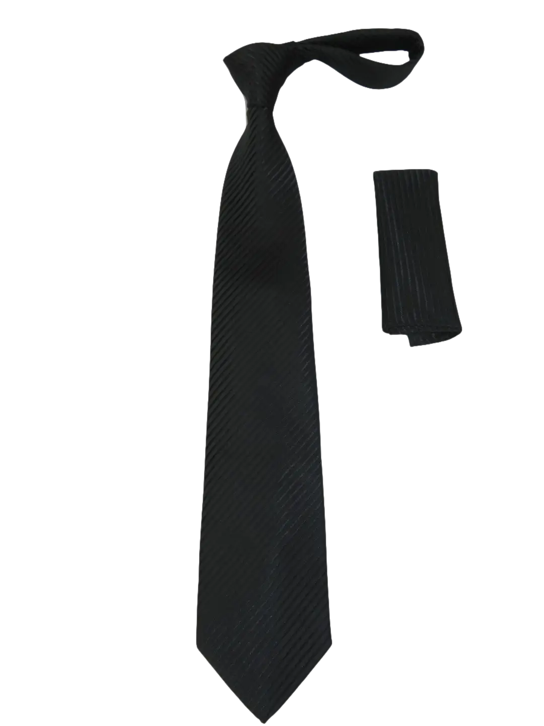 Men's Woven Tie Hankie Set J.Valintin Private Collection R91 Shadow Stripe