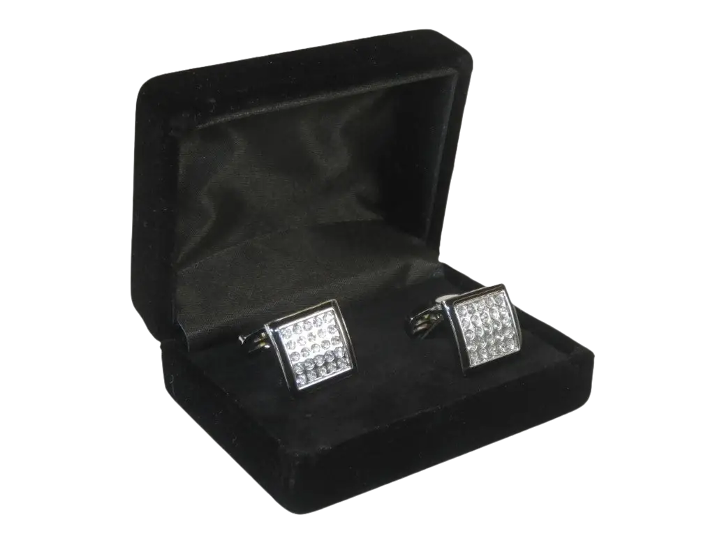 Men J.Valintin Cufflinks by Vitorofolo for French Cuff Shirt V39-70 Silver
