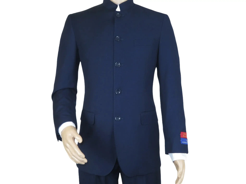 Mandarin Banded Suit - J.Valintin Men's Wear Legend