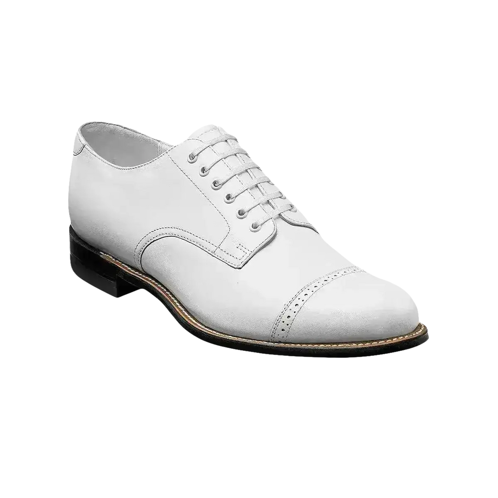 00012, Stacy Adams Leather Shoes Madison Lace Up Cap Toe All colors - J.Valintin Men's Wear Legend - 92744