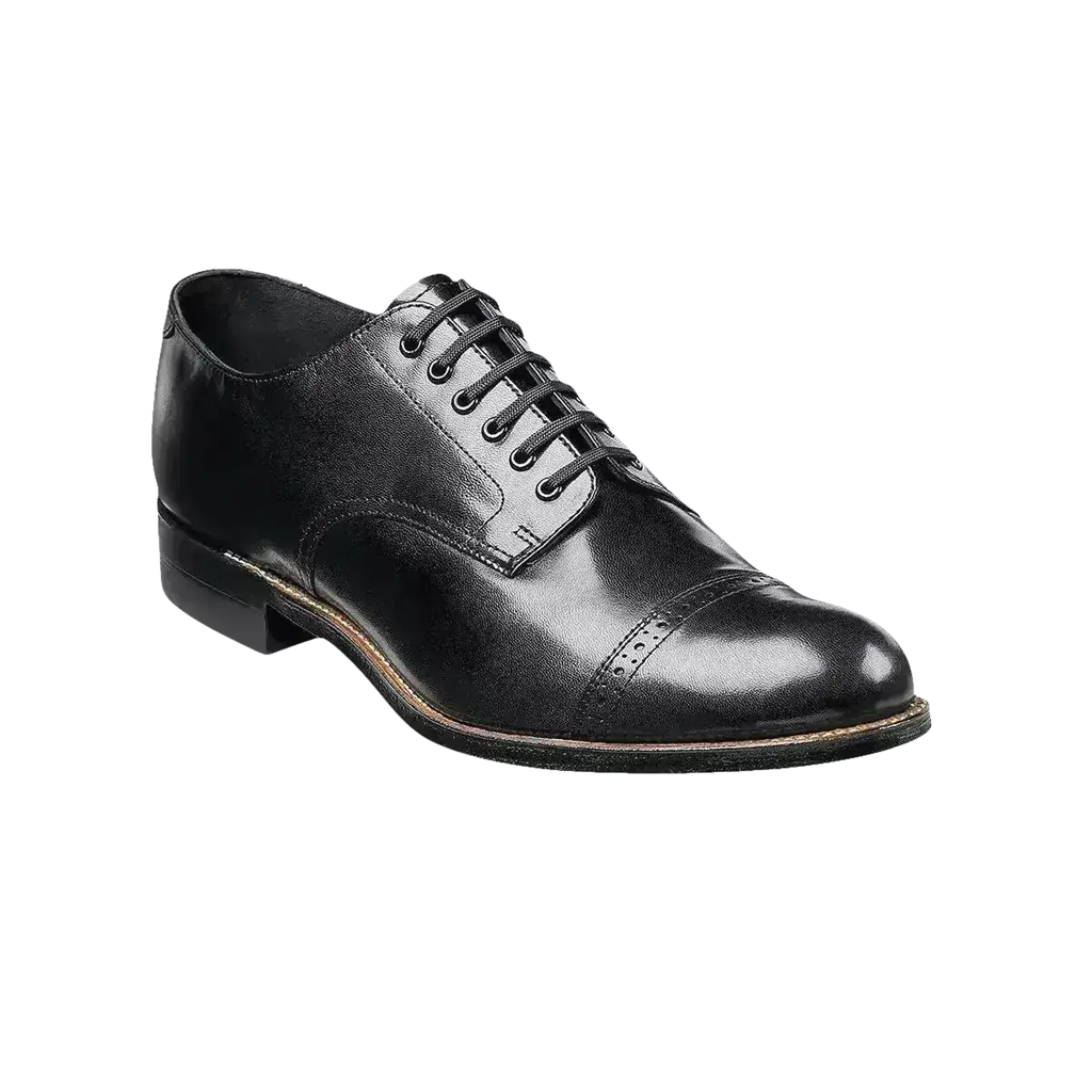 00012, Stacy Adams Leather Shoes Madison Lace Up Cap Toe All colors - J.Valintin Men's Wear Legend - 00012,01,8D