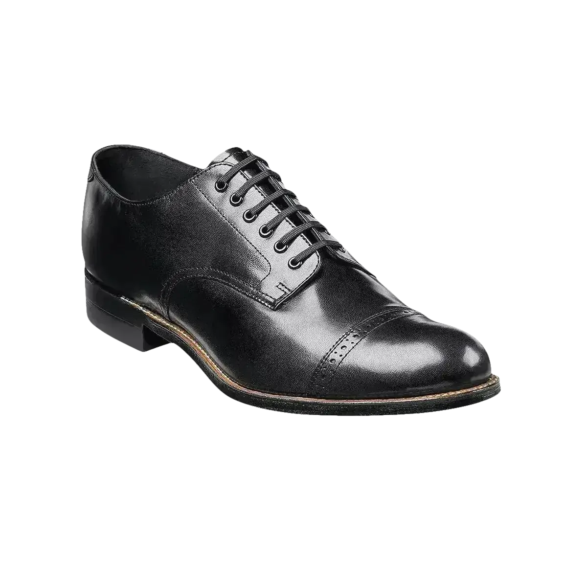 00012, Stacy Adams Leather Shoes Madison Lace Up Cap Toe All colors - J.Valintin Men's Wear Legend - 00012,01,8D