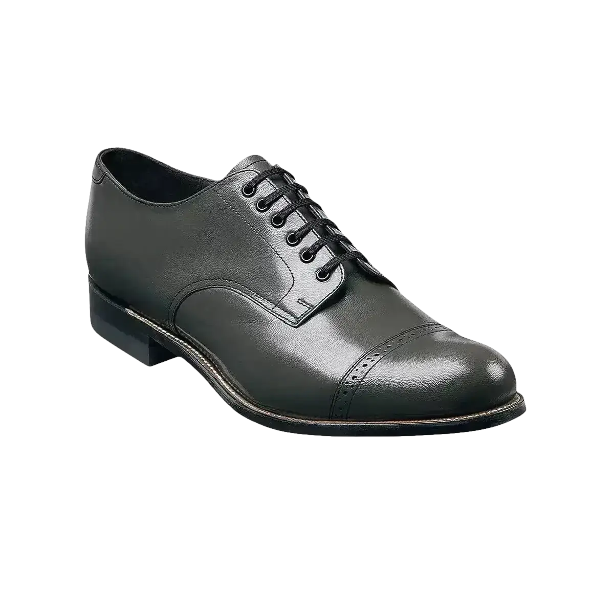 00012, Stacy Adams Leather Shoes Madison Lace Up Cap Toe All colors - J.Valintin Men's Wear Legend - 92751