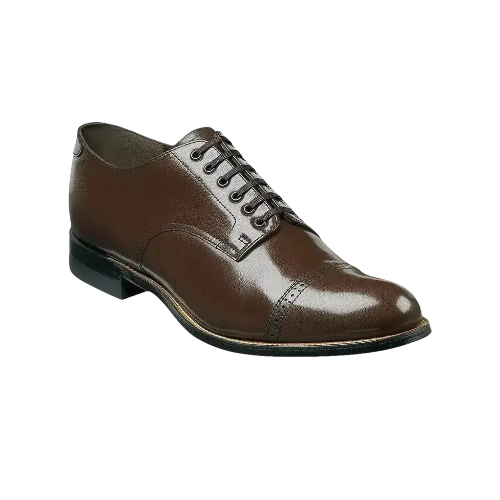 00012, Stacy Adams Leather Shoes Madison Lace Up Cap Toe All colors - J.Valintin Men's Wear Legend - 00012,02,8D