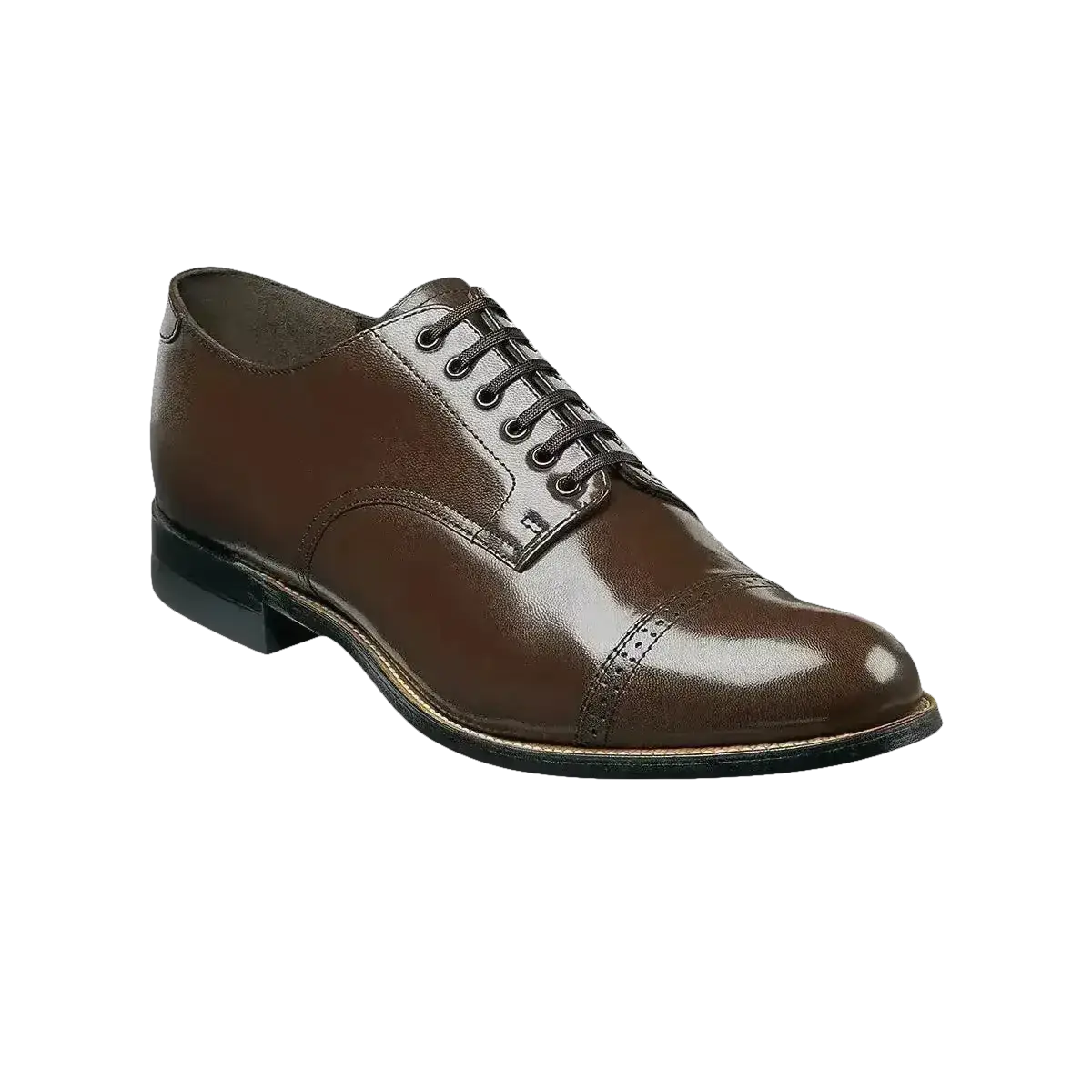 00012, Stacy Adams Leather Shoes Madison Lace Up Cap Toe All colors - J.Valintin Men's Wear Legend - 00012,02,8D
