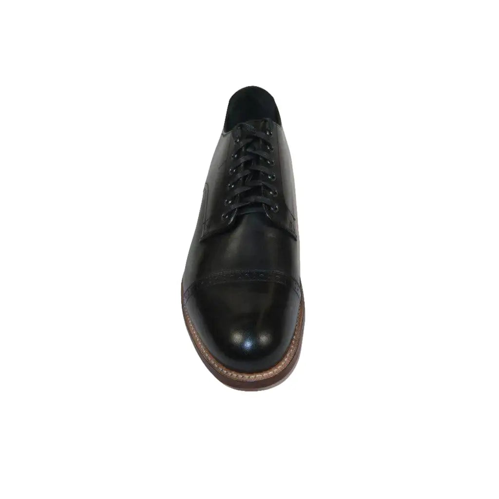 00107, Stacy adams Leather Shoes Cap Toe Oxford Lace Up Black - J.Valintin Men's Wear Legend - 92713