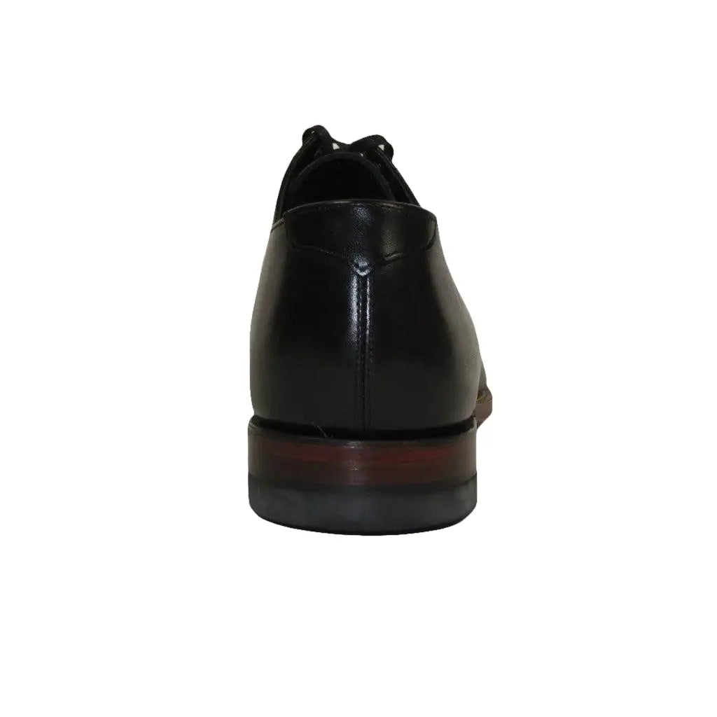 00107, Stacy adams Leather Shoes Cap Toe Oxford Lace Up Black - J.Valintin Men's Wear Legend - 92713