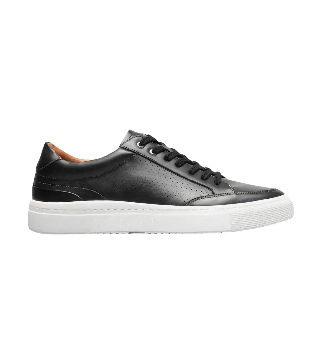Stacy Adams Dorian Moc Toe Lace-Up Sneaker Black 25749-001
