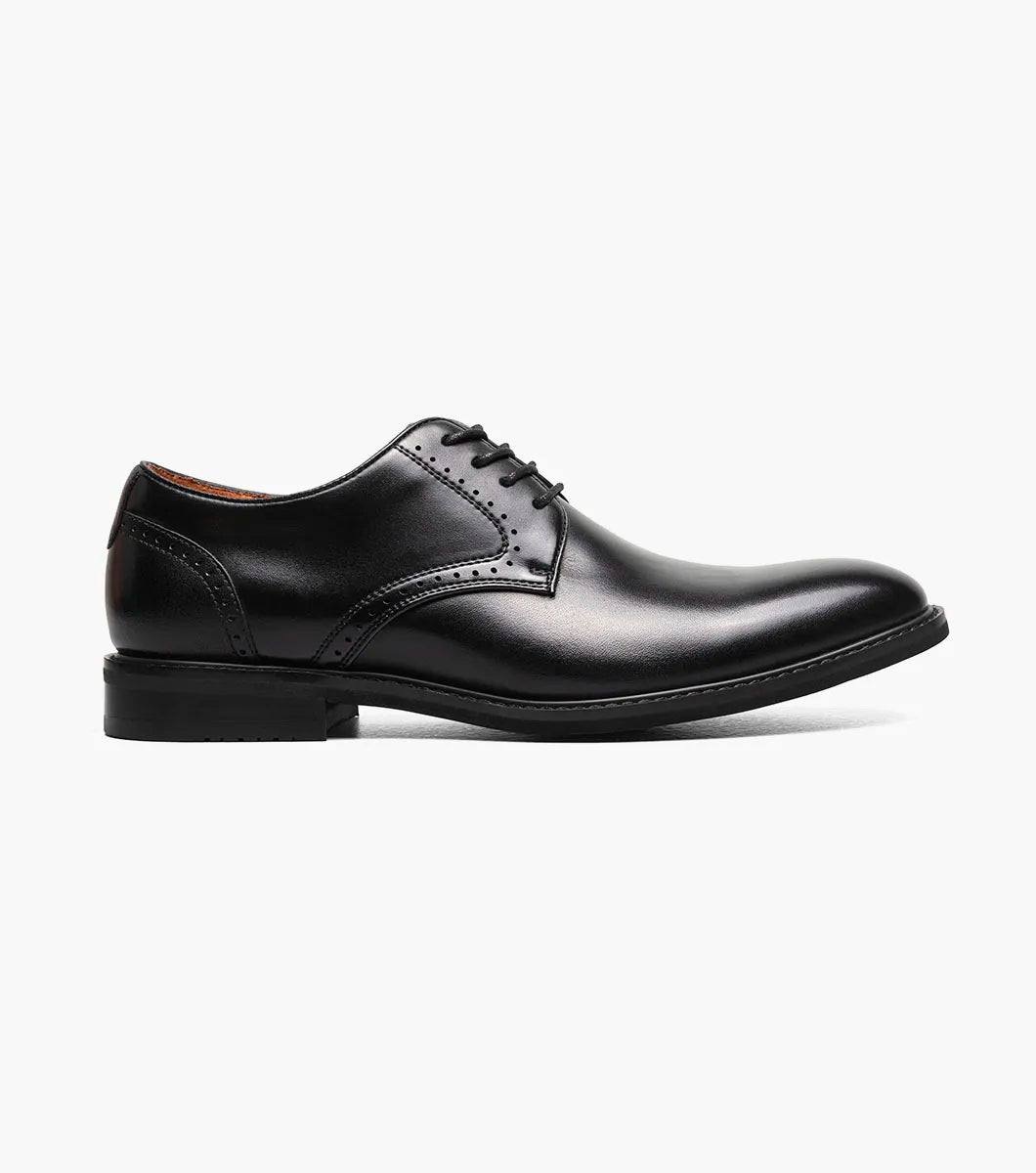 Stacy Adams Benson Plain Toe Oxford Dress Shoes Black Leather 25751-001