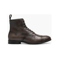 Stacy Adams Henry Cap Toe Lace Up Boot Leather Gray 25718-020