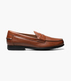 Nunn Bush Drexel Moc Toe Penny Loafer Dress Shoes Cognac 84744-221
