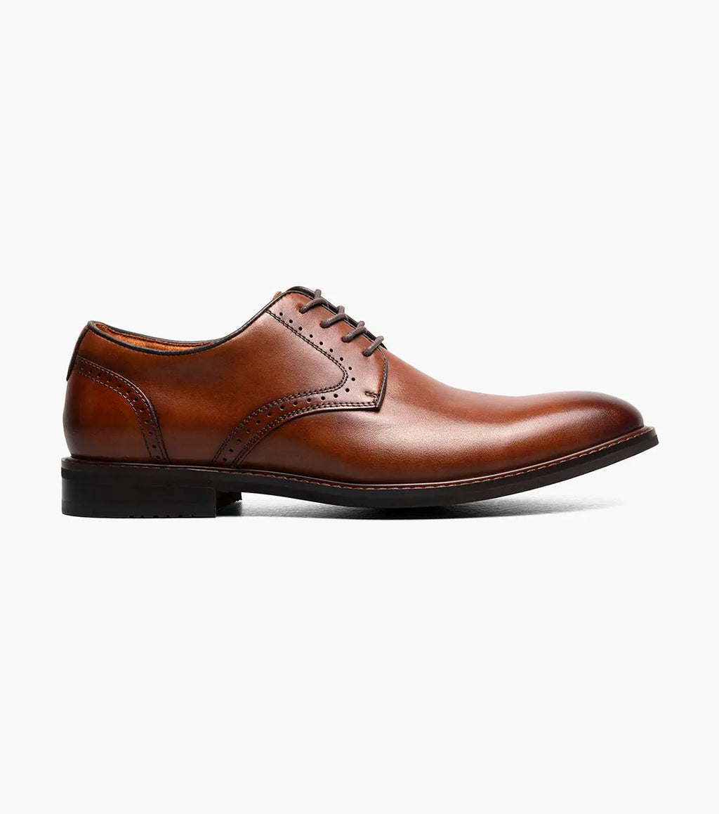 Stacy Adams Benson Plain Toe Oxford Dress Shoes Brandy Leather 25751-226