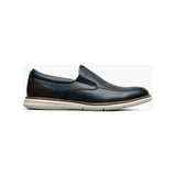 Nunn Bush Chase Casual Moc Toe Slip-On Walking Shoes Navy Multi 85106-492