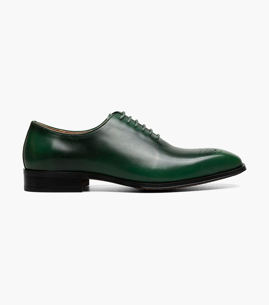 Stacy Adams Hallquist Plain Toe Oxford Shoes Leather Green 25742-300