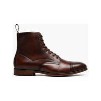 Stacy Adams Henry Cap Toe Lace Up Boot Leather Brown 25718-200