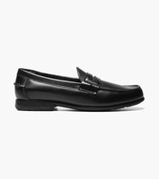 Nunn Bush Drexel Moc Toe Penny Loafer Dress Shoes Black 84744-001