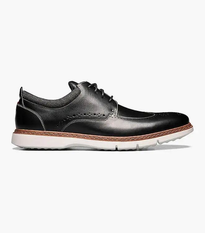 Stacy Adams Synergy Wingtip Oxford Walking Sneaker Black 25418-001
