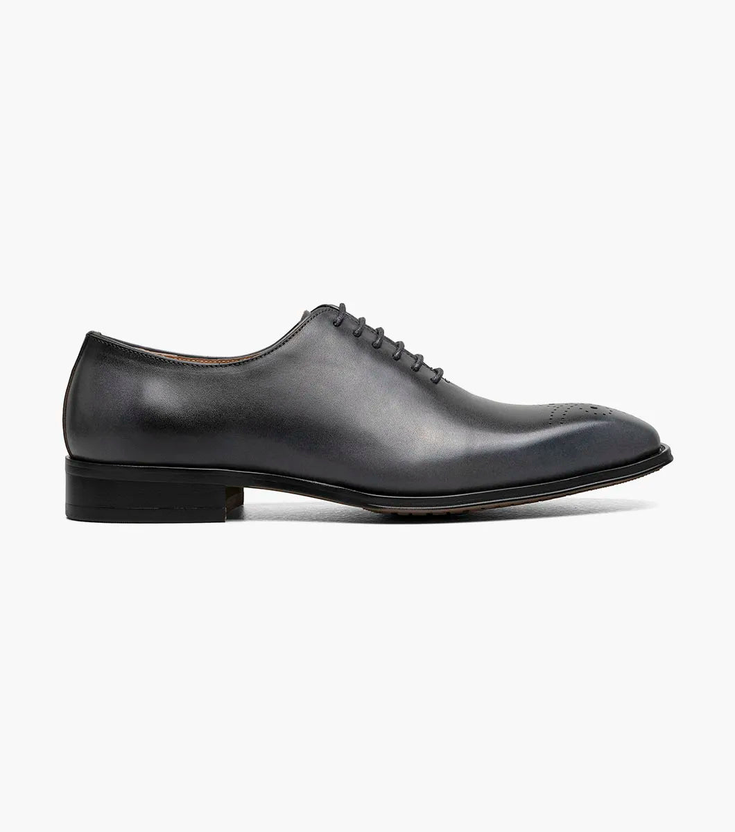 Stacy Adams Hallquist Plain Toe Oxford Shoes Leather Gray 25742-020