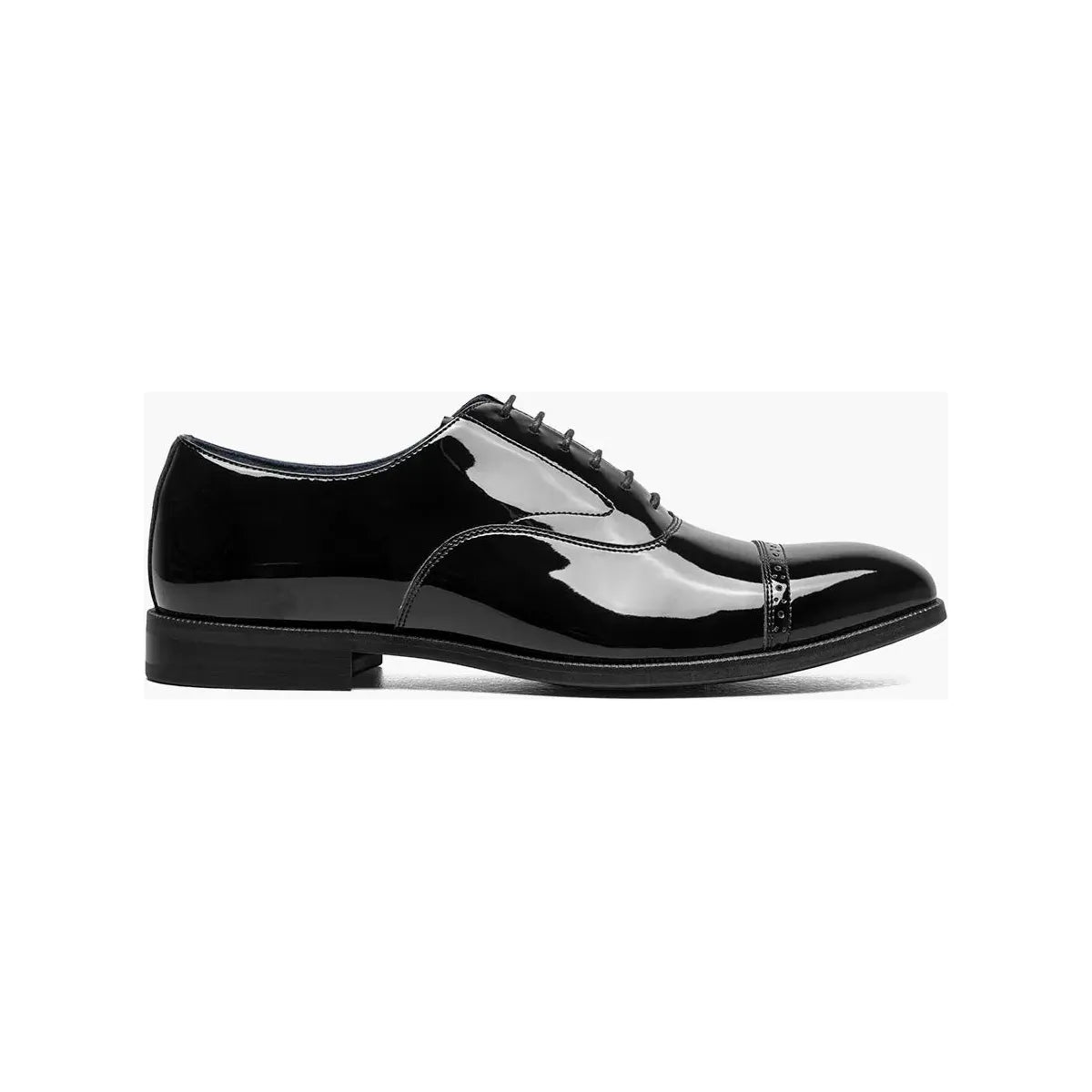 Stacy Adams Concorde II Cap Toe Oxford Tuxedo Shoes Black Patent 25721-004