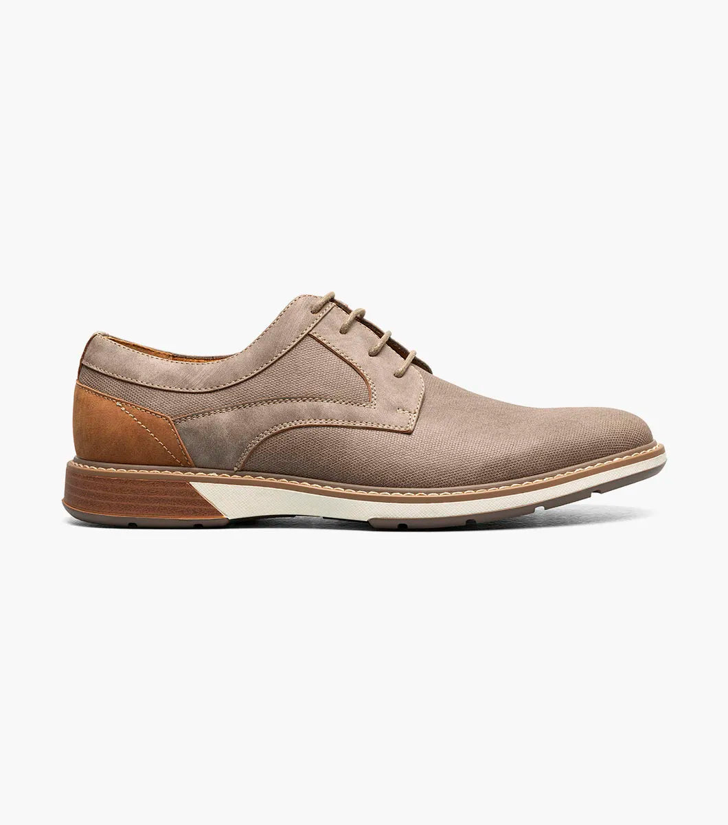 Stacy Adams Phineas Plain Toe Oxford Shoes Taupe 25774-260