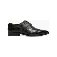 Stacy Adams Tristano Modified Bike Toe Oxford Shoes Black 25694-001