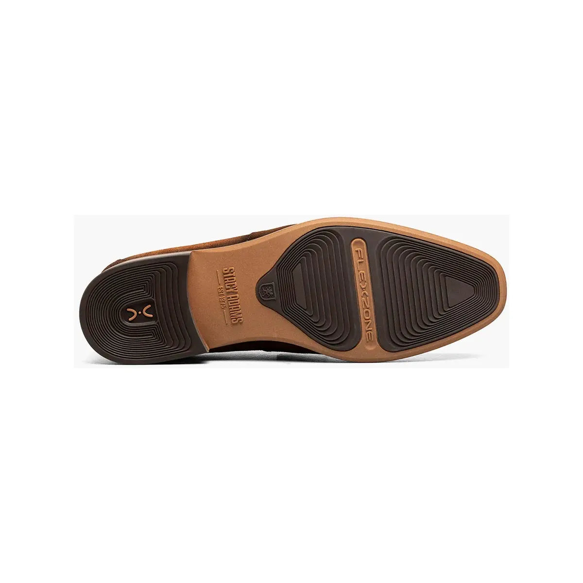 Stacy Adams Burke Moc Toe Saddle Slip On Dressy Shoes Copper 25676-220
