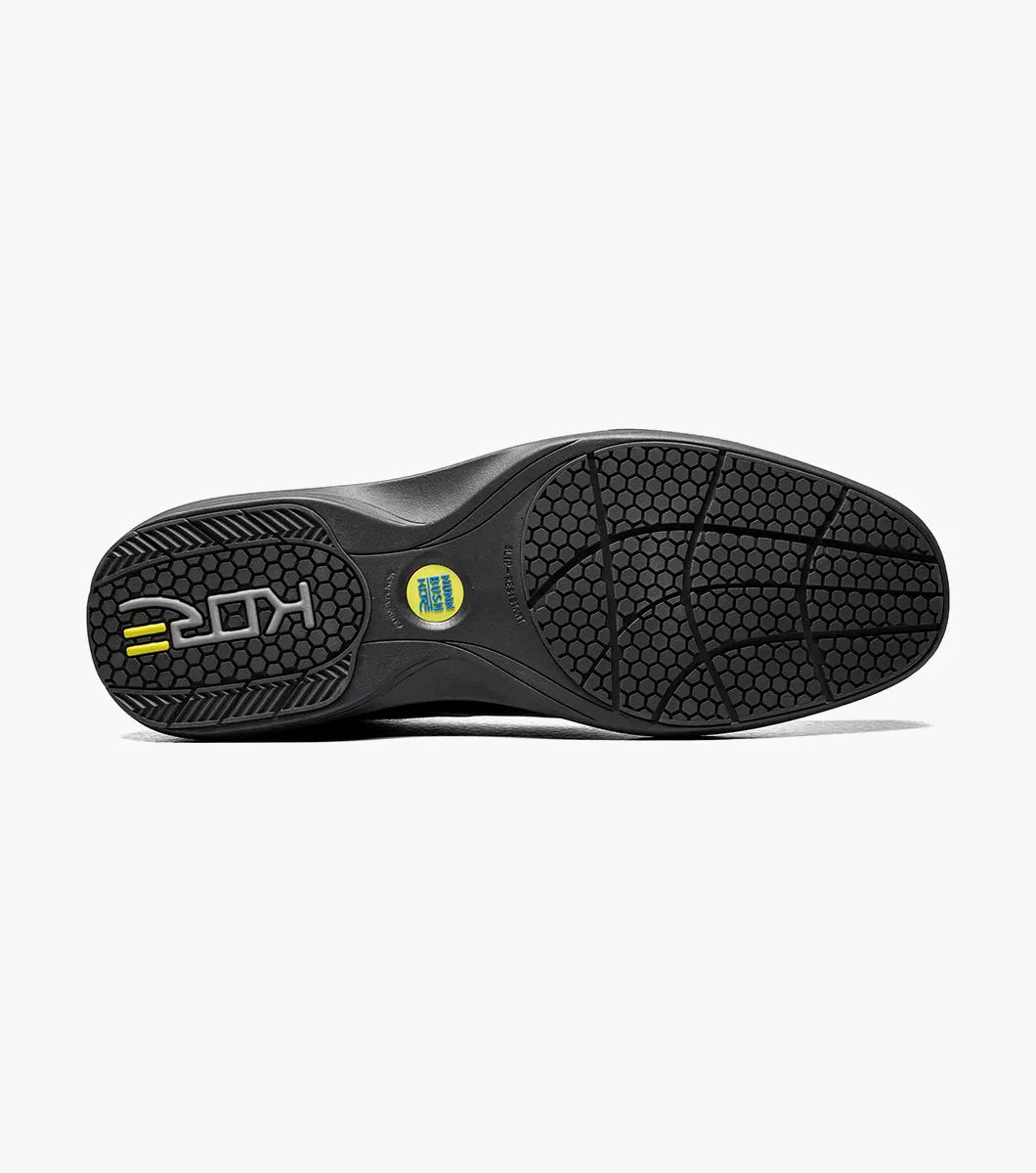 Nunn Bush KORE Pro Bike Toe Slip On Shoes Soft Leather Black 84945-001