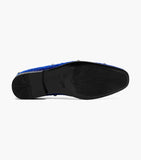 Stacy Adams Spangle Rhinestone Slip On Shoes Royal Blue 25699-432