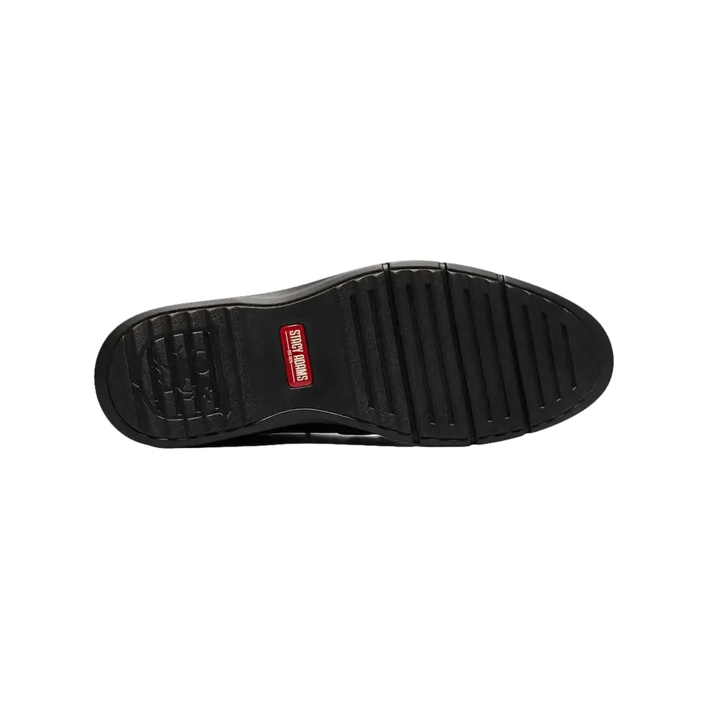 Stacy Adams Spyre Plain Toe Elastic Lace Up Shoes Black Patent 25715-004