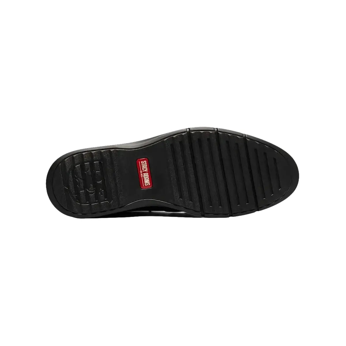 Stacy Adams Spyre Plain Toe Elastic Lace Up Shoes Black Patent 25715-004