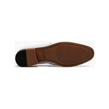 Stacy Adams Winstead Moc Toe Saddle Slip On Summer Shoes White 25704-100