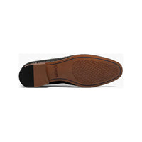 Stacy Adams Winstead Moc Toe Saddle Slip On Summer Shoes Black 25704-001