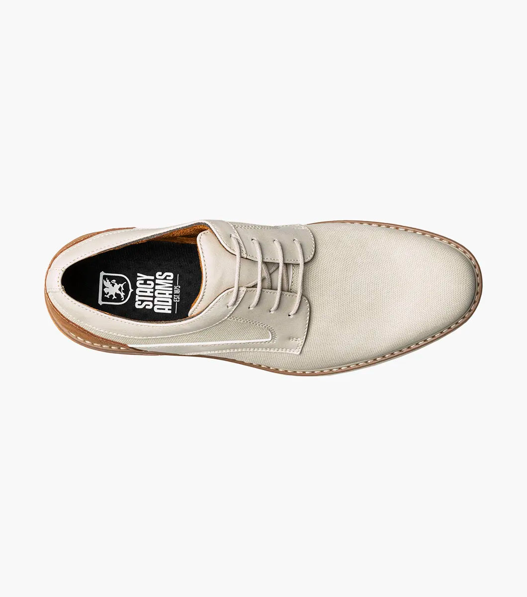 Stacy Adams Phineas Plain Toe Oxford Shoes Sand 25774-269