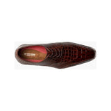 Stacy Adams Tristano Modified Bike Toe Oxford Shoes Cognac 25694-221