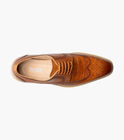 Stacy Adams Beaumont Wingtip Oxford Men's Shoes Tan 25723-240