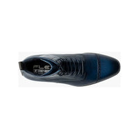 Stacy Adams Henry Cap Toe Lace Up Boot Leather Navy 25718-410