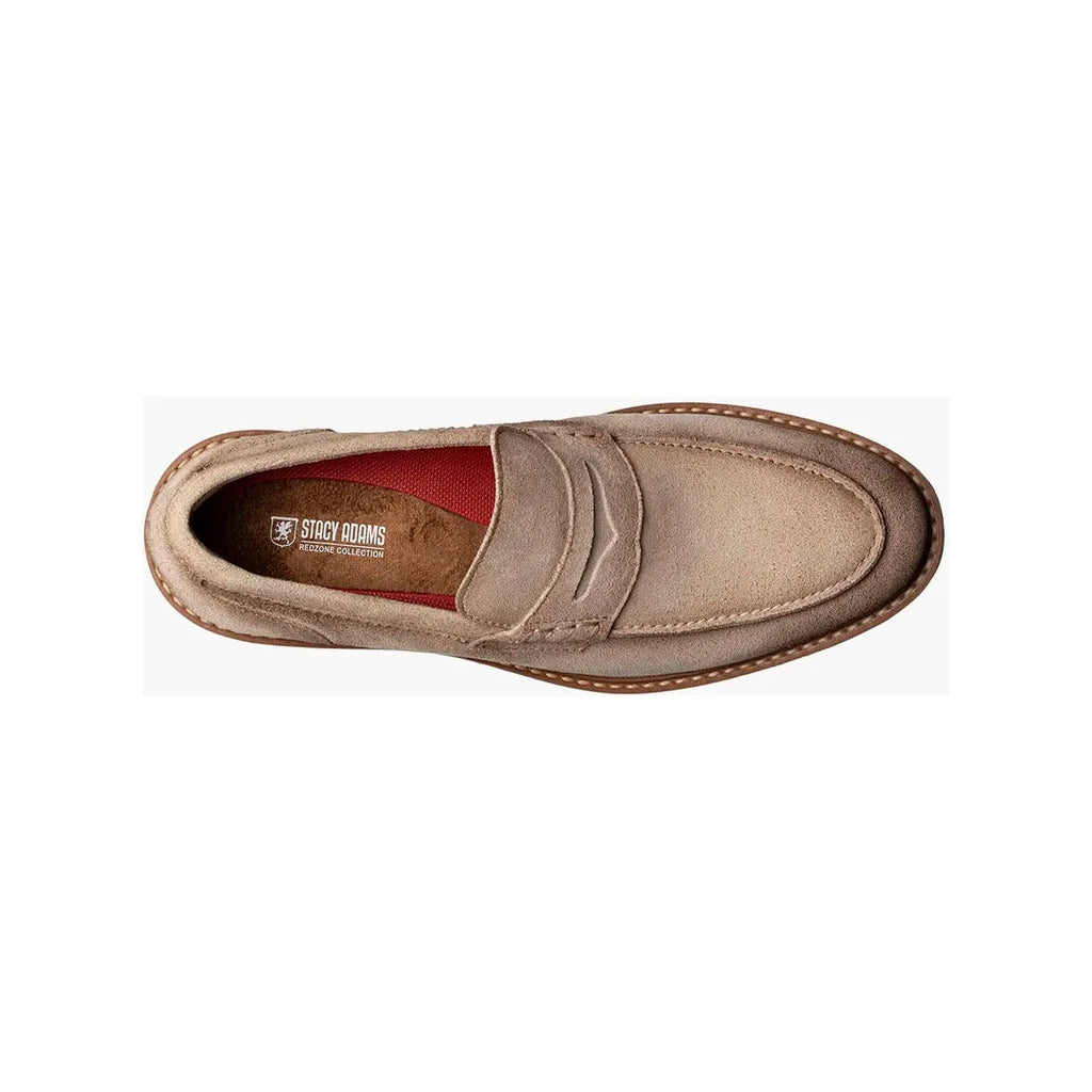 Stacy Adams Hopkins Moc Toe Penny Slip-On Shoes Sand 25708-269