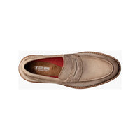 Stacy Adams Hopkins Moc Toe Penny Slip-On Shoes Sand 25708-269