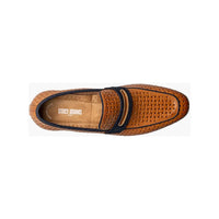 Stacy Adams Winstead Moc Toe Saddle Slip On Summer Shoes Natural 25704-280