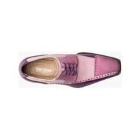 Stacy Adams Plaza Modified Cap Toe Oxford Shoes Leather Purple Multi 25608-540