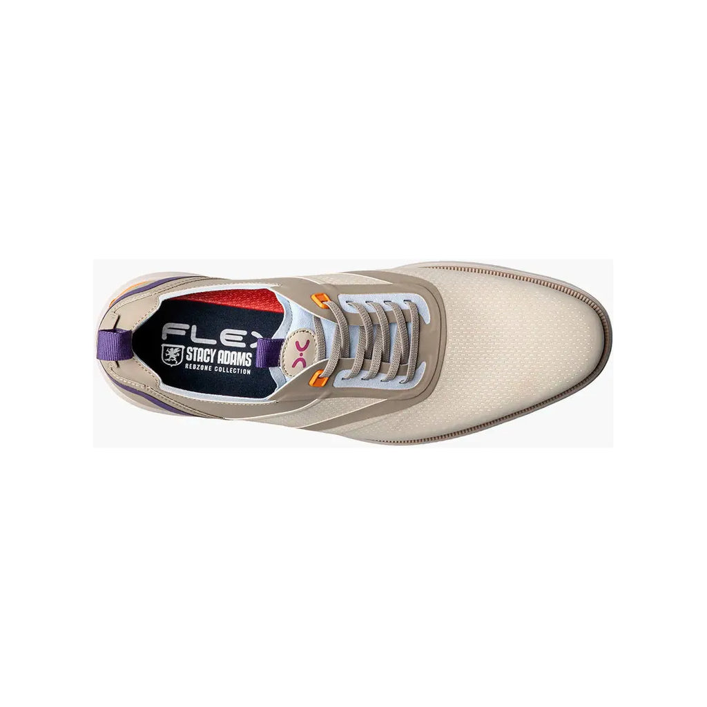 Stacy Adams Everidge Plain Toe Sneaker Comfortable Cream Multi 25689-130