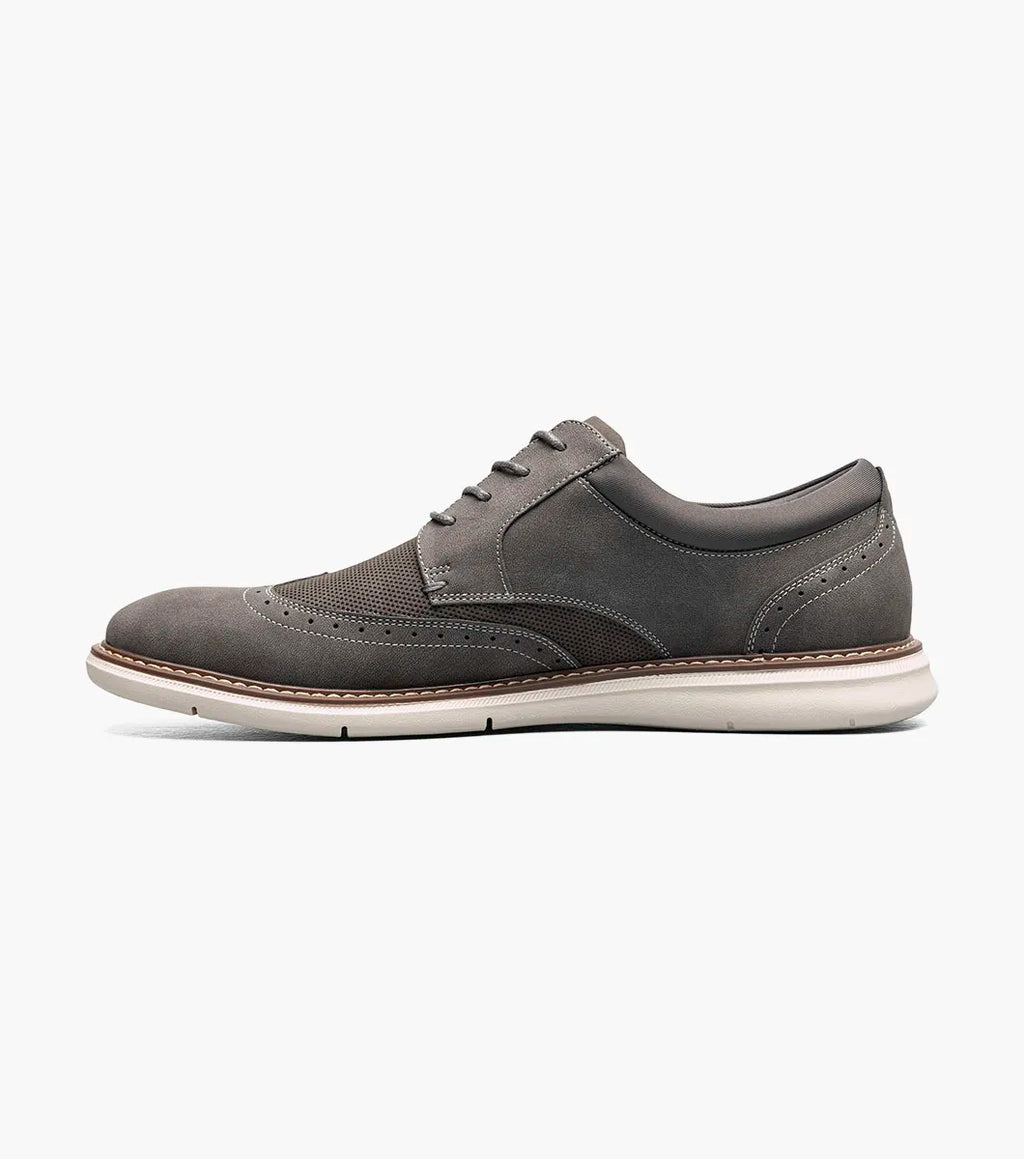 Nunn Bush Chase Wingtip Oxford Walking Shoes Gray Multi 85128-062