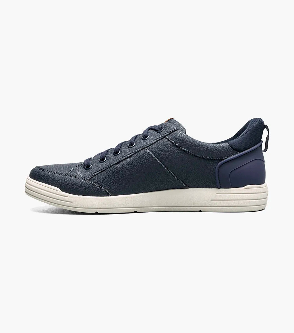 Nunn Bush KORE City Walk EZ Lace To Toe Oxford Sneaker Navy Multi 85152-492