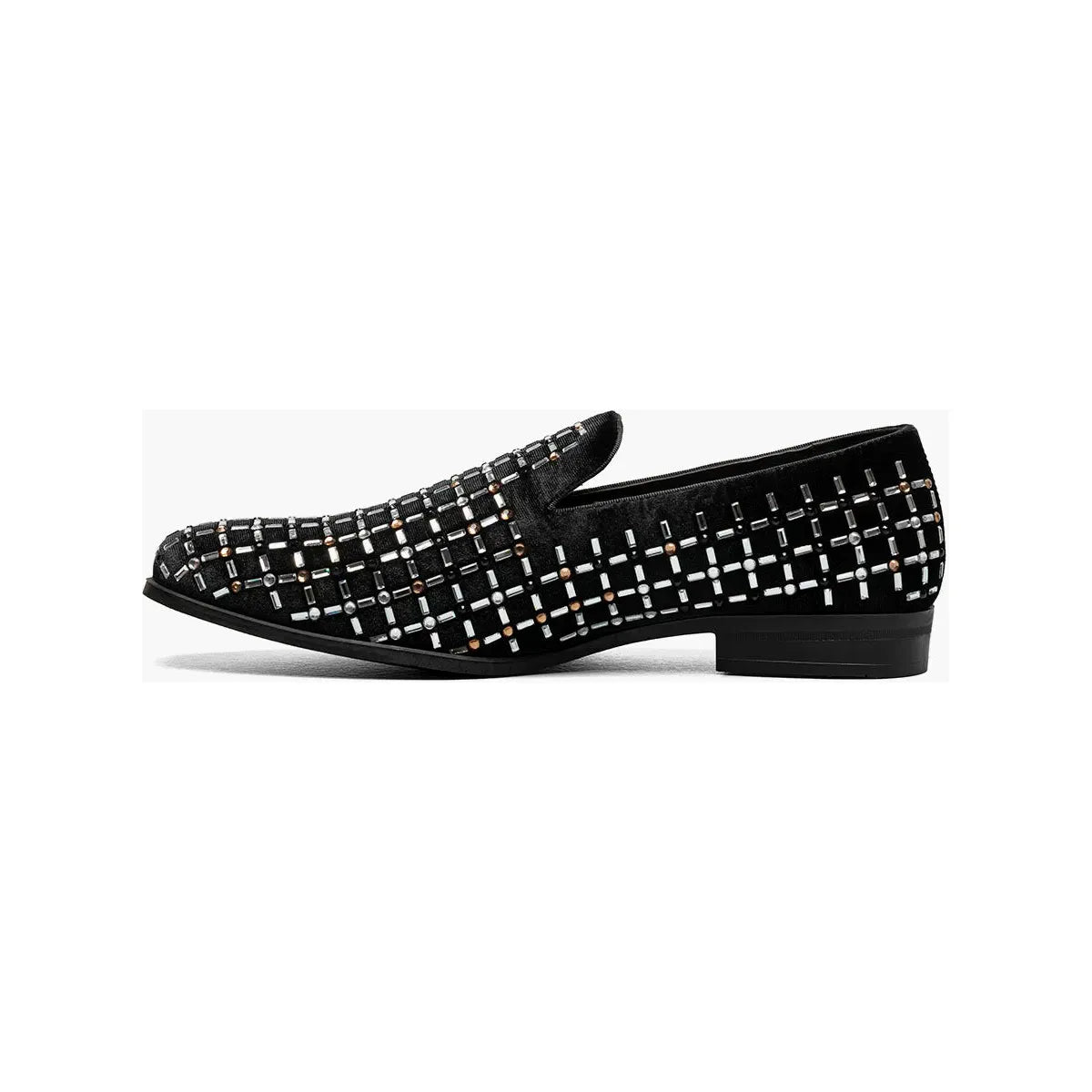 Stacy Adams Stallford Rhinestone Slip On Shoes Black Multi 25698-009