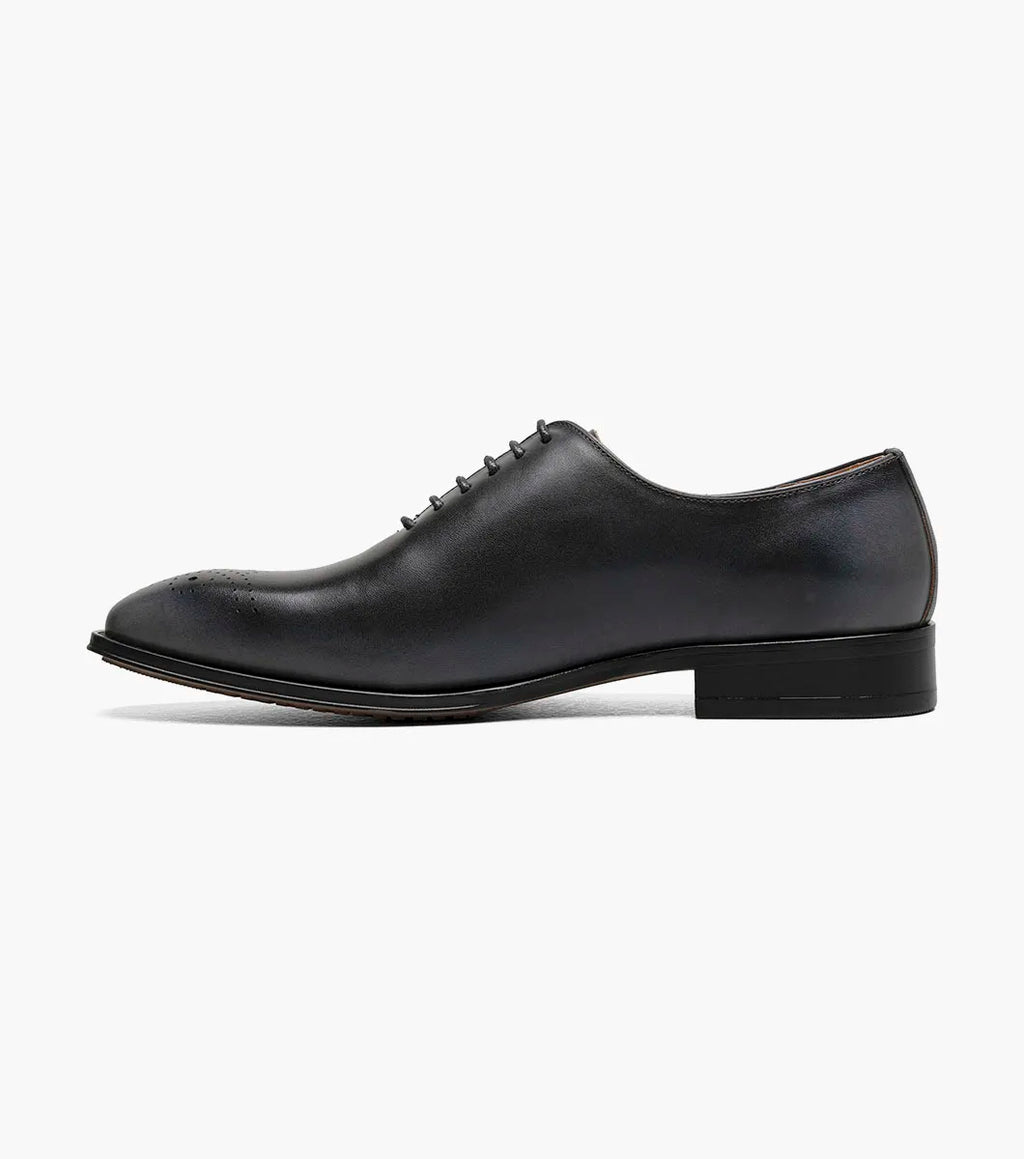 Stacy Adams Hallquist Plain Toe Oxford Shoes Leather Gray 25742-020