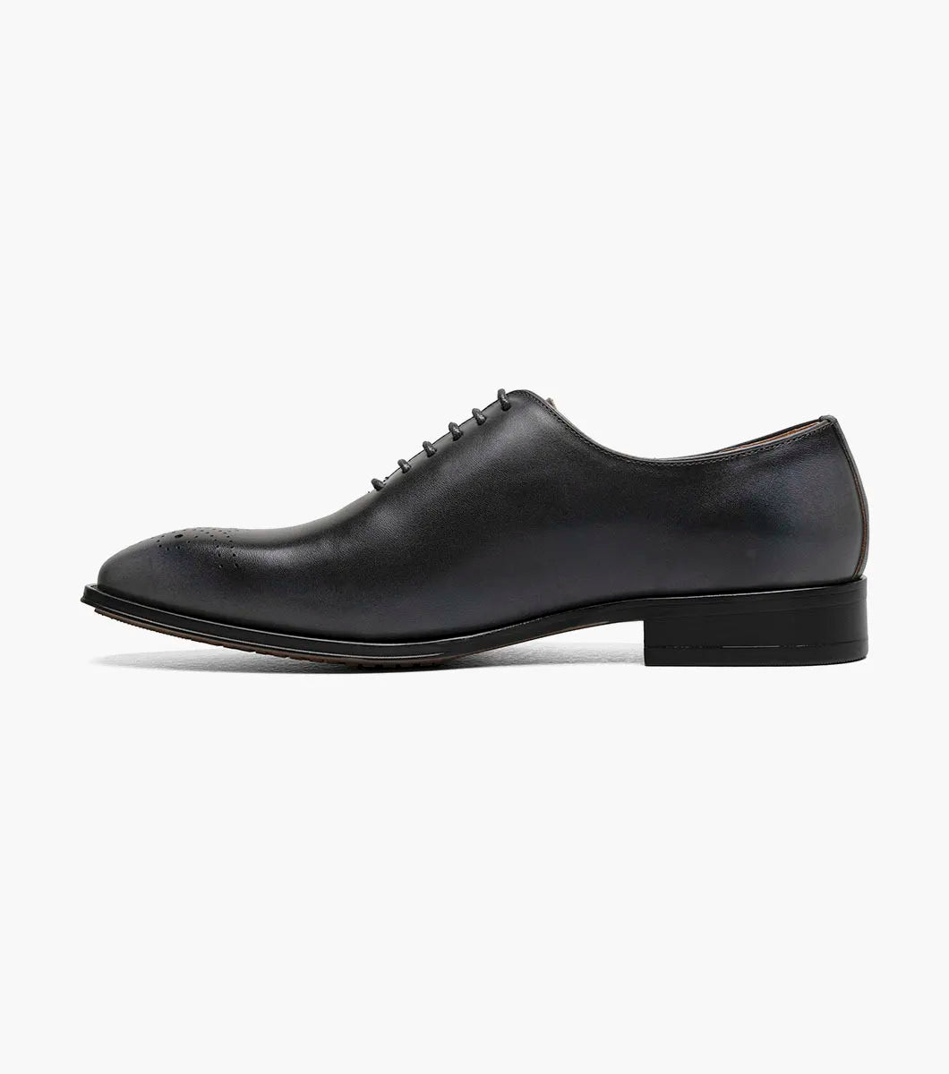 Stacy Adams Hallquist Plain Toe Oxford Shoes Leather Gray 25742-020