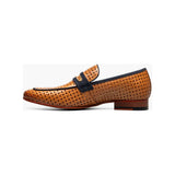 Stacy Adams Winstead Moc Toe Saddle Slip On Summer Shoes Natural 25704-280