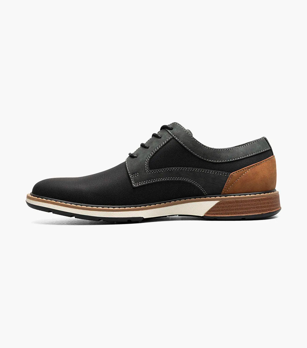 Stacy Adams Phineas Plain Toe Oxford Shoes Black 25774-001